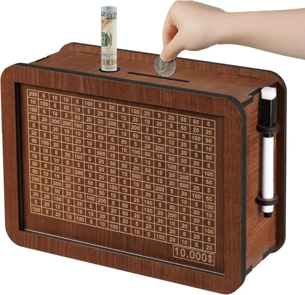 Wooden Money Box